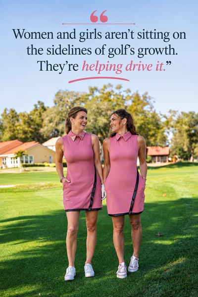 Jillian Mele and Kristen Casey, Co-founders of LemonRose Golf