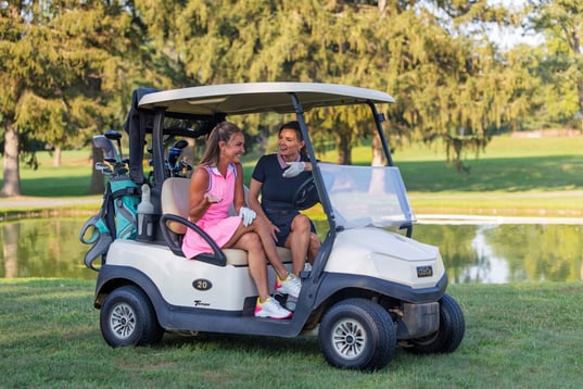 Blog_ The Quiet Revolution PHOTO 4 CAPTION_ Jillian and Kristen enjoying a round of golf at Flourtown Country Club